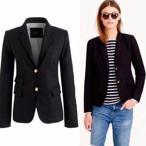 J. Crew black schoolboy blazer jacket style 05157